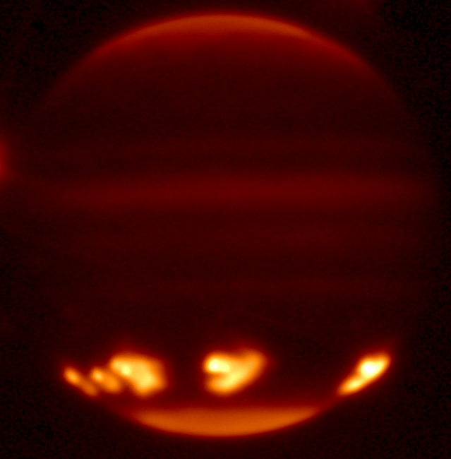 Comet Shoemaker-Levy 9 impacts on Jupiter. Credit: U. Hawaii