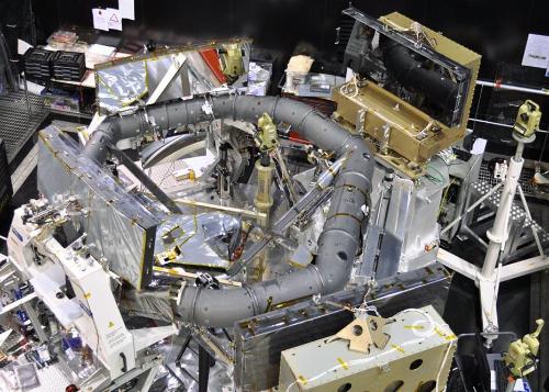 Payload Module with all 10 mirrors integrated. ***** 12 January 2012 ***** credits: Astrium