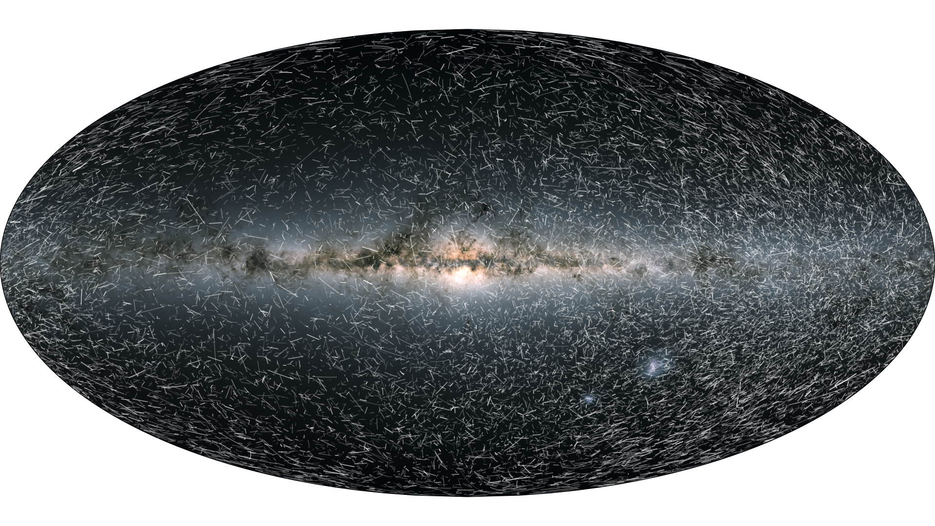 Gaia EDR3 - Star Trails - Gaia - Cosmos