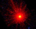 Black hole devours a star