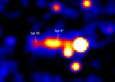 Super-massive black hole Sgr A* and molecular cloud Sgr B2