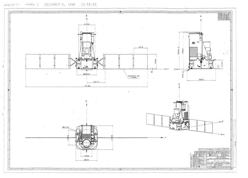 Satellite Configuration in Orbit